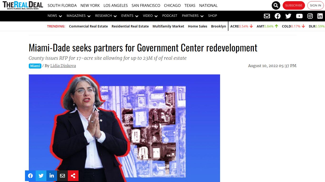 Miami-Dade seeks partners for Government Center redevelopment